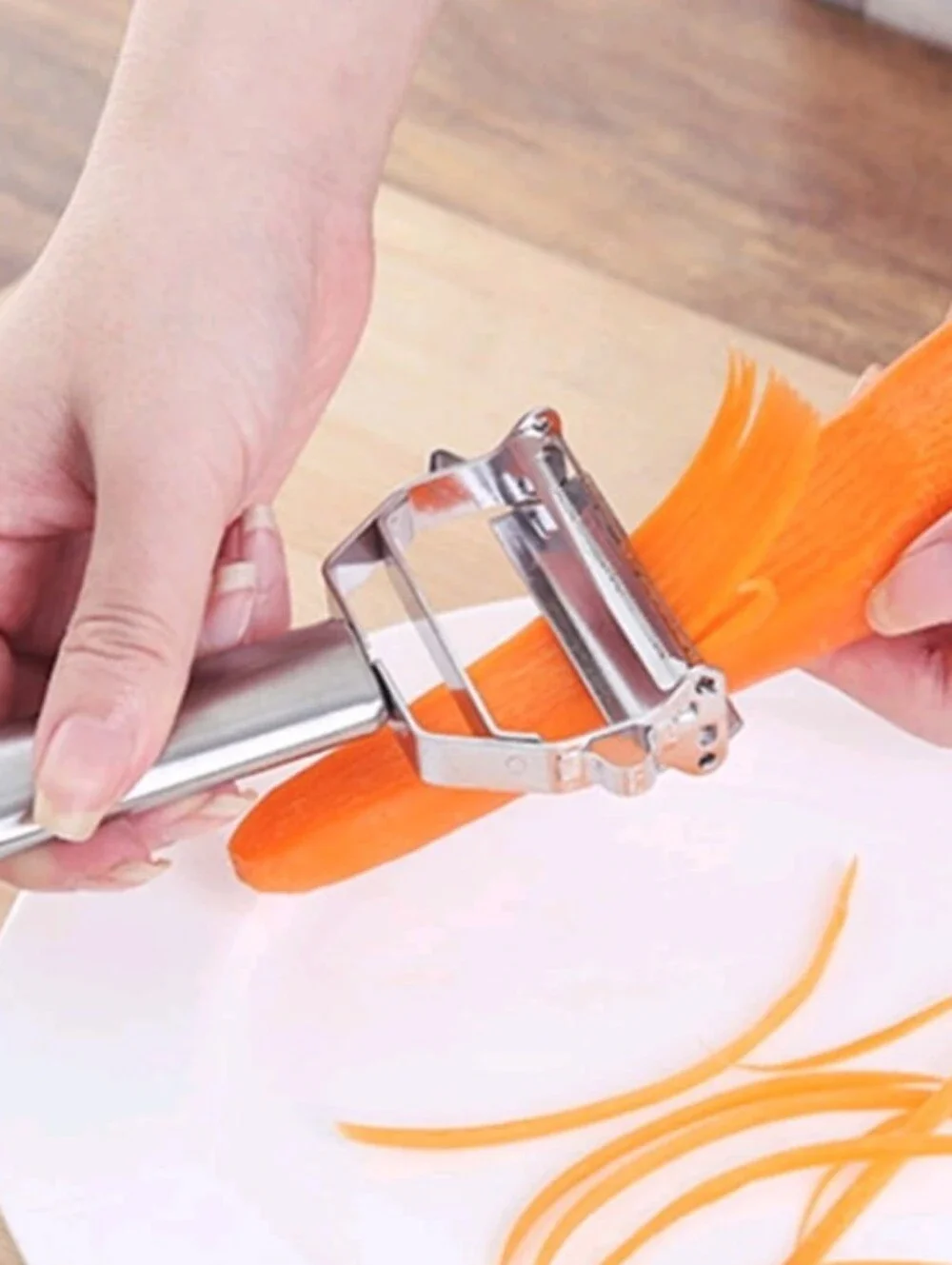 > 3 In 1 Dual Blade Vegetable And Fruit Kitchen Tool